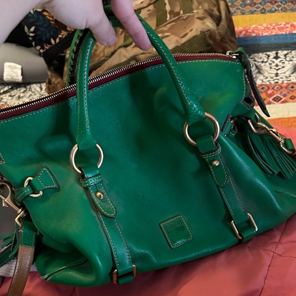 Dooney & Bourke Vibrant Green Satchel - Picture 5 of 5